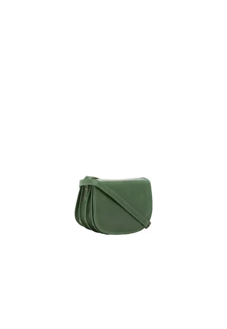 Кожена чанта - Зелен