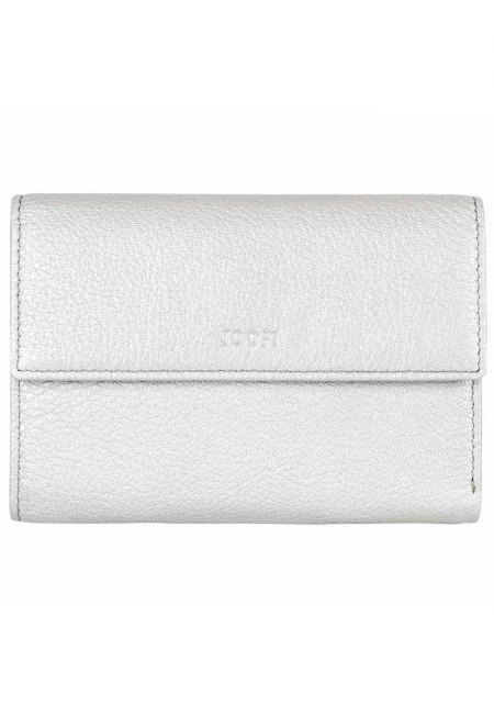 Кожено портмоне Lantea Cosma - Светло сив