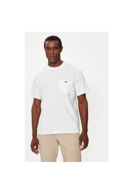 Мъжка тениска -  304585920 - Памук - Бяла - Бял