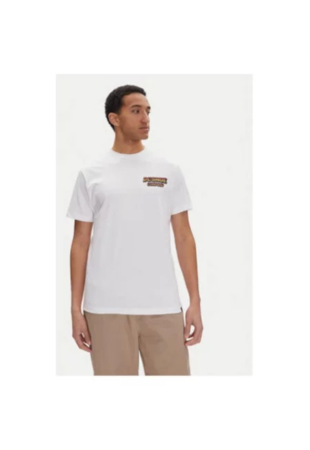 Мъжка тениска  ADYZT05457 - Памук/Рециклиран памук - Бяла - Бял