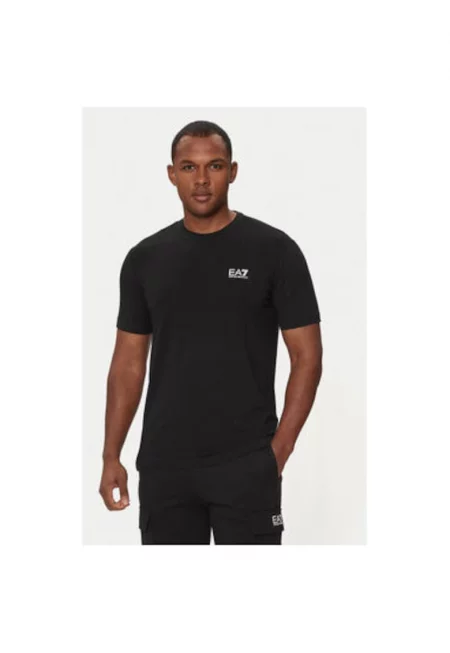 Мъжка тениска - Emporio Armani  304286896 - Памук - Черен - Черен