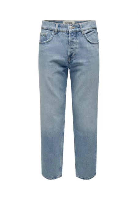 Мъжки дънки -  302521715 - Памук - Син