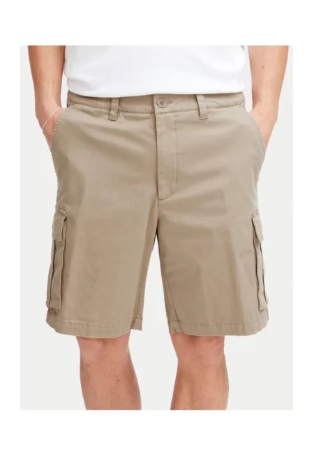 Мъжки панталон - едноцветен - 39313 - памук - бежов