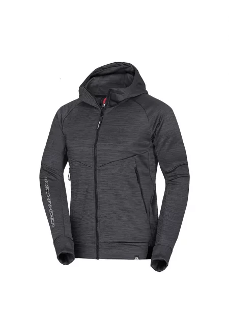 Мъжки полар за трекинг Ken - Меланж тъмно сиво