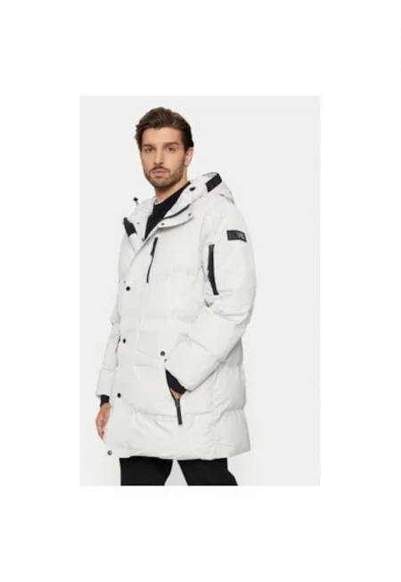 Мъжко яке -  304183713 - Полиестер - Сив