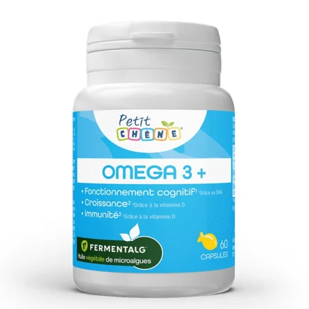 Омега 3 + Витамини A, D3, E, K2 – Мозък и зрение за деца, 60 капсули