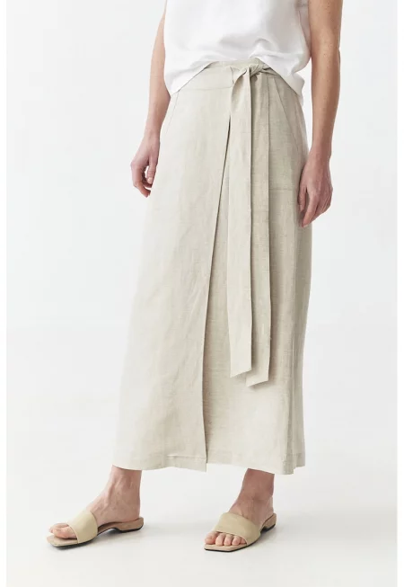 Пола с лен - Светло бежово