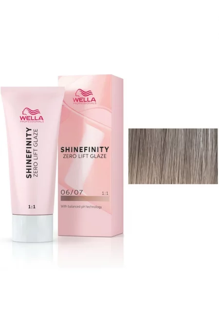 Полуперманентна боя за коса  Shinefinity Zero Lift Glaze - 60 мл