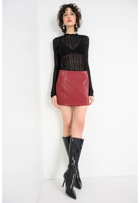 Права пола Grafite с вълна - Бордо