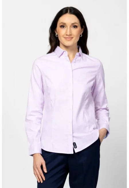 Риза Romin с дълги ръкави и яка