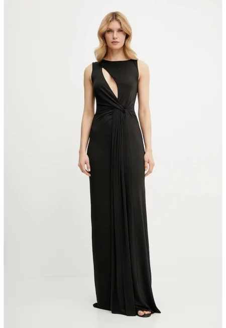 Rochie dama  ALVA maxi 5GGK40 - Черен