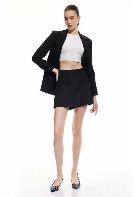 Скорт с висока талия