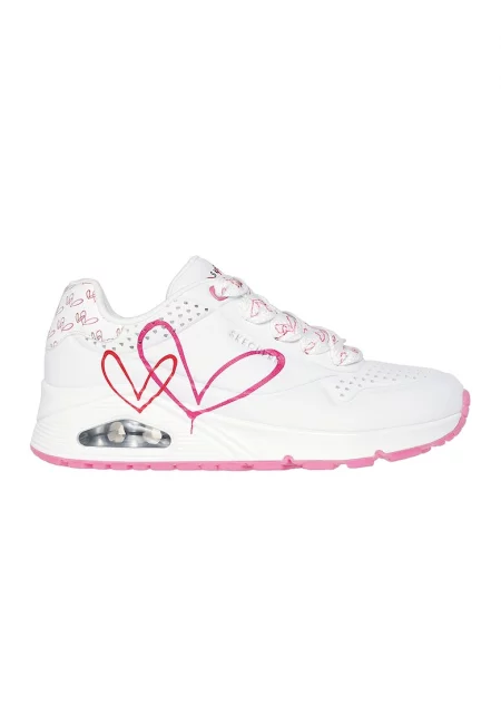 Скосени спортни обувки Twin Hearts от еко кожа
