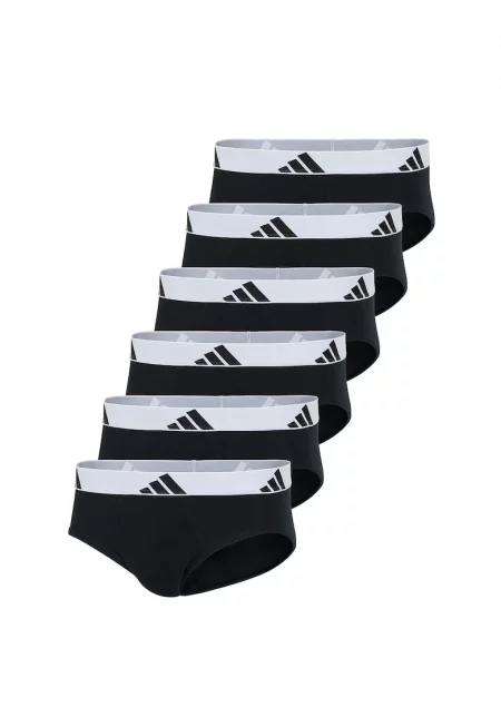 Слипове Active Flex - 6 чифта - Бял/Черен