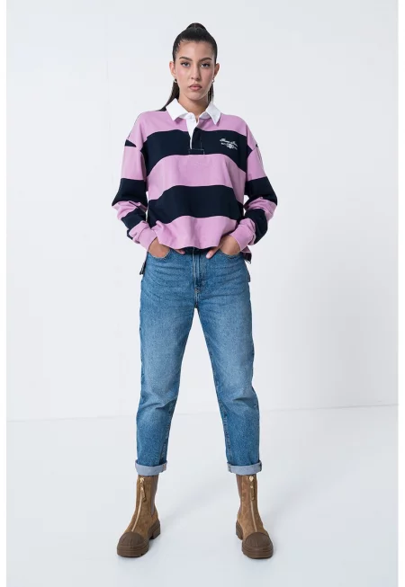 Свободна блуза с яка