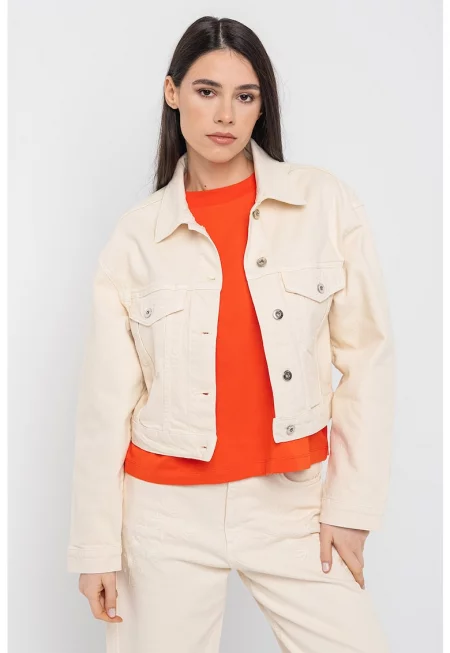 Свободно дънково яке