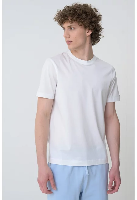 Тениска от органичен памук - Бял