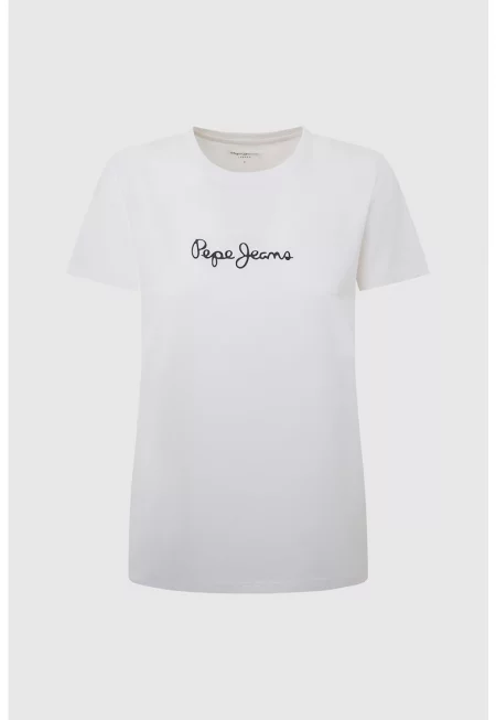 Тениска от памук с лого