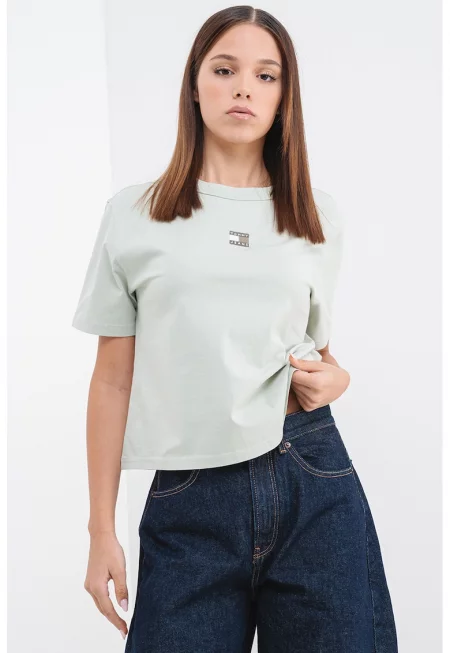 Тениска с бродирано лого