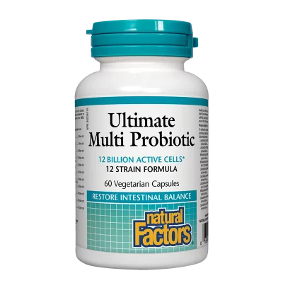 Ultimate Multi Probiotic/ Мулти пробиотик 12 щама, 12 млрд. активни пробиотици х 60 капсули