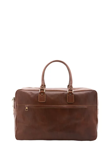 Унисекс кожен сак - 56 л - Кафяв