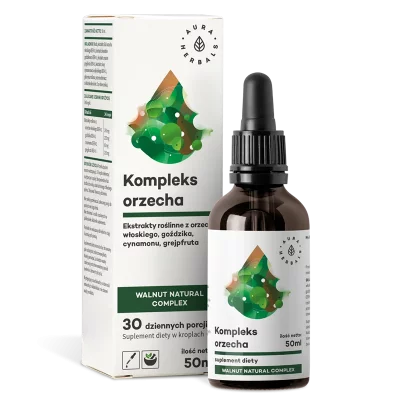 В подкрепа на сърцето, храносмилането и черния дроб - Орехов комплекс, 50 ml капки