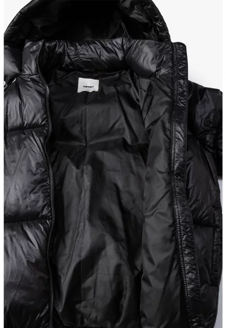 Ватирано зимно яке с качулка