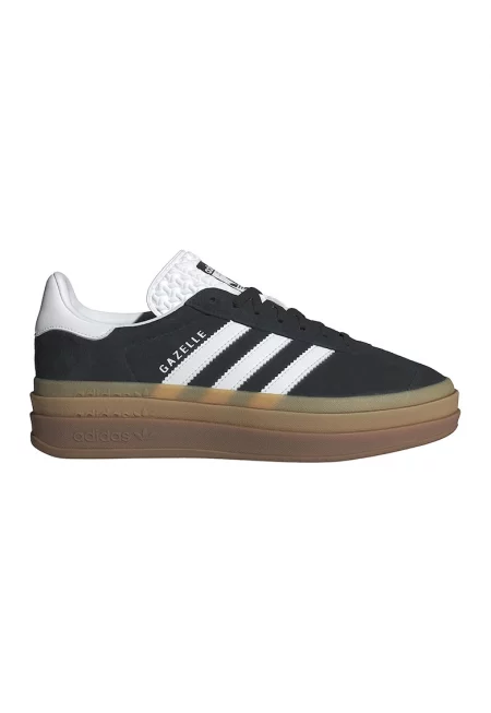 Велурени спортни обувки Gazelle Bold - Бял/Черен