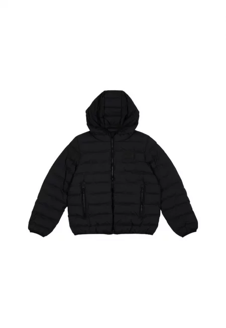 Яке за момчета  MOUNTAIN WINTER JACKET BOY - Полиестер - Черно - 152 CM