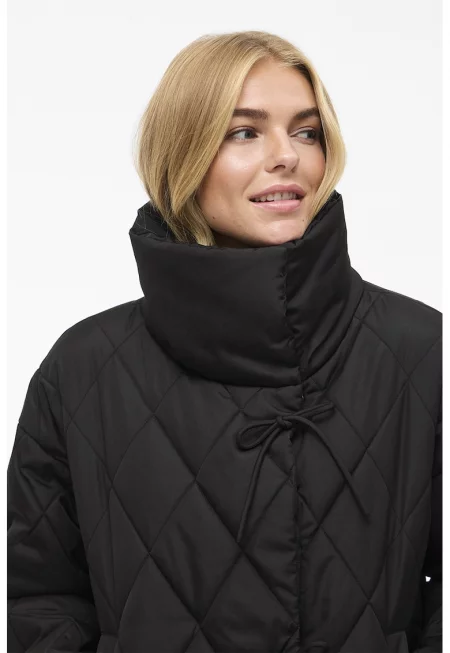 Зимно яке Bumble с висока яка - Черен
