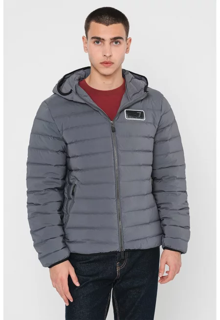 Зимно яке с качулка и пухена вата