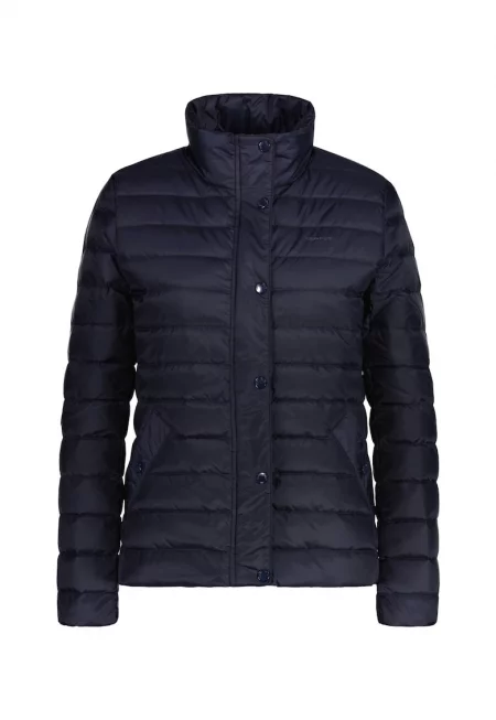 Зимно яке с пухена вата и капитониран дизайн - Син