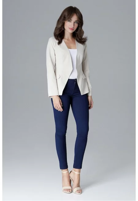 Бежово ежедневно дамско яке  Rayla L022