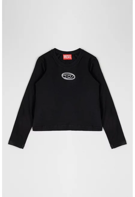 Блуза Tivalsyls с овално деколте и лого