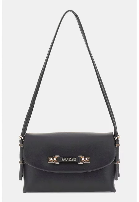 Чанта през рамо от еко кожа - Черен