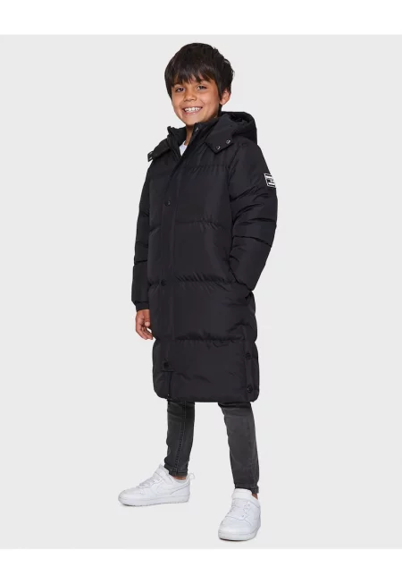 Дълго зимно яке с качулка