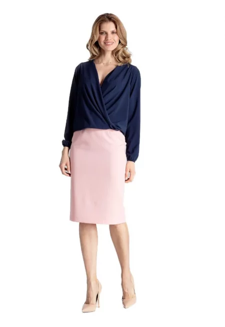 Дамска блуза Guirat M659 цвят гранат