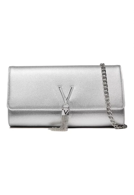 Дамска чанта  VBS1R401G - Екокожа - Сребрист