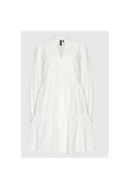 Дамска рокля -  209651003 - Органичен памук - Бял