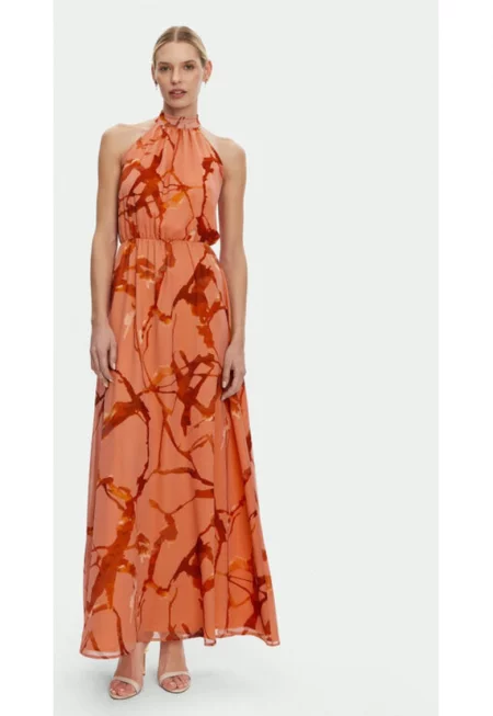 Дамска розова рокля  Розово