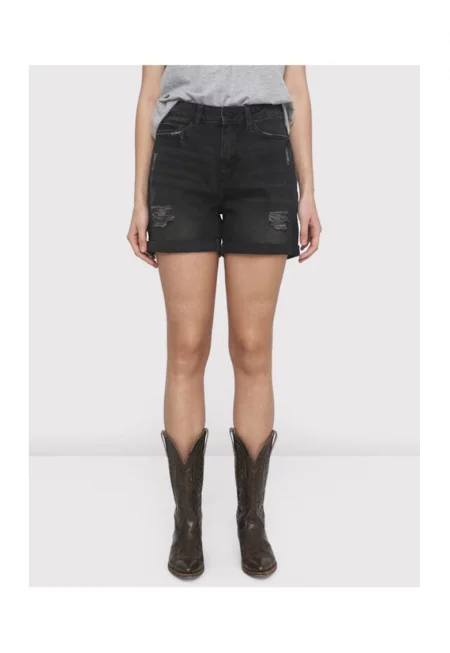 Дамски панталон -  770674 - черен - памук