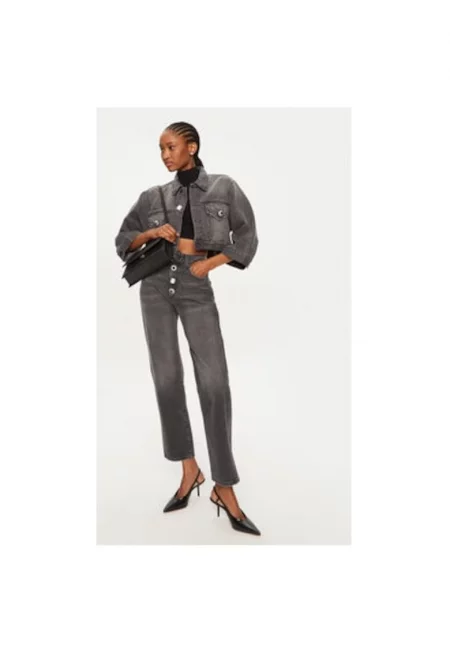 Дамско яке -  304870392 - Памук - Сив - Сив