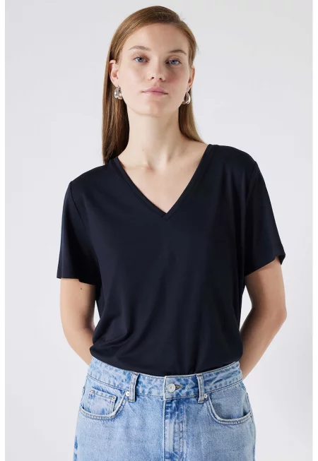 Дънки стил Mom Fit с висока талия