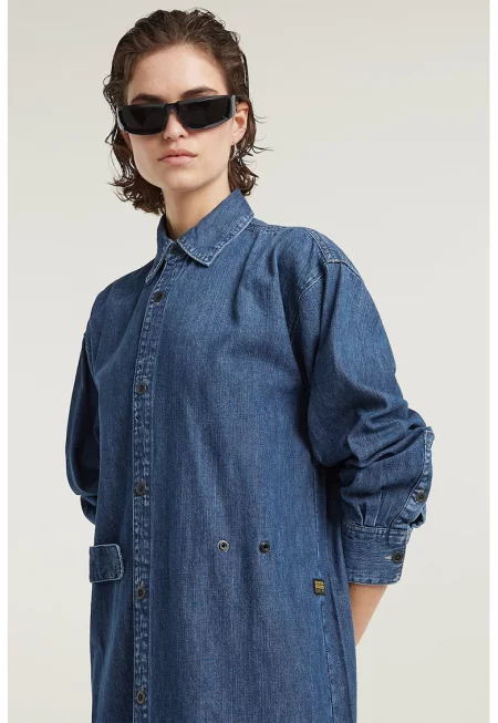 Дънкова рокля - Тъмносин