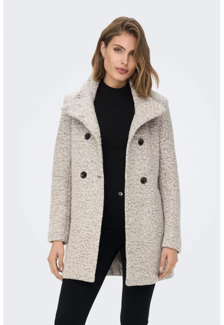 Двуредово палто New Sophia с вълна