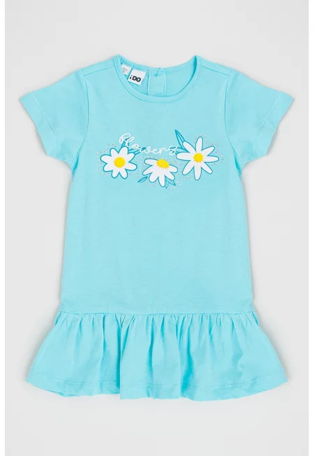 Флорална рокля-тениска