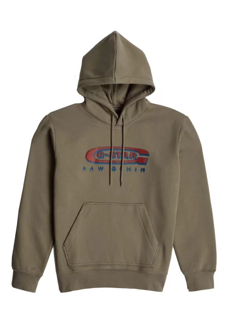 Худи с лого и джоб кенгуру