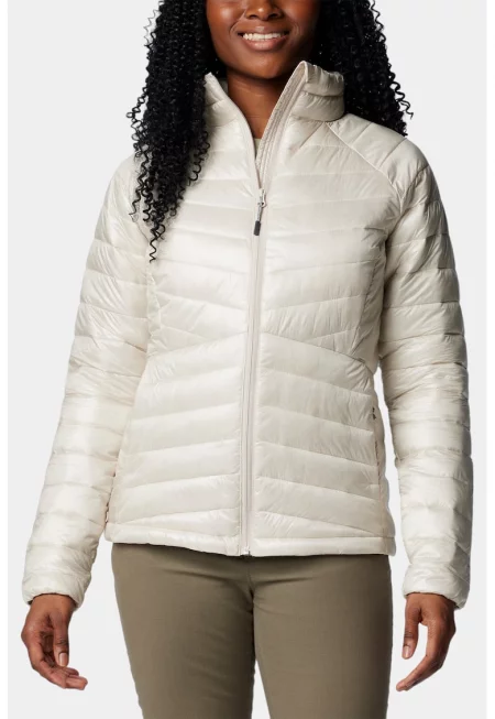 Капитонирано яке Labyrinth Loop II - Мръснобял