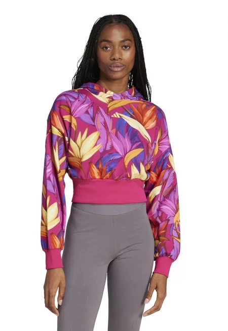 Късо памучно худи FARM Rio - Многоцветен