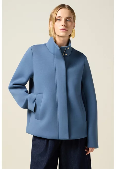 Късо свободно палто